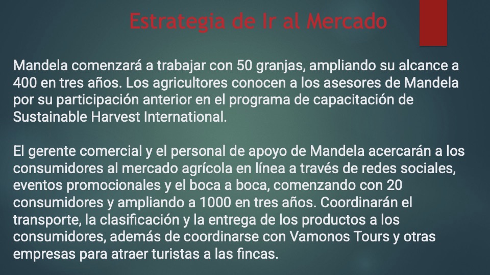 10 Mandela pitch deck español